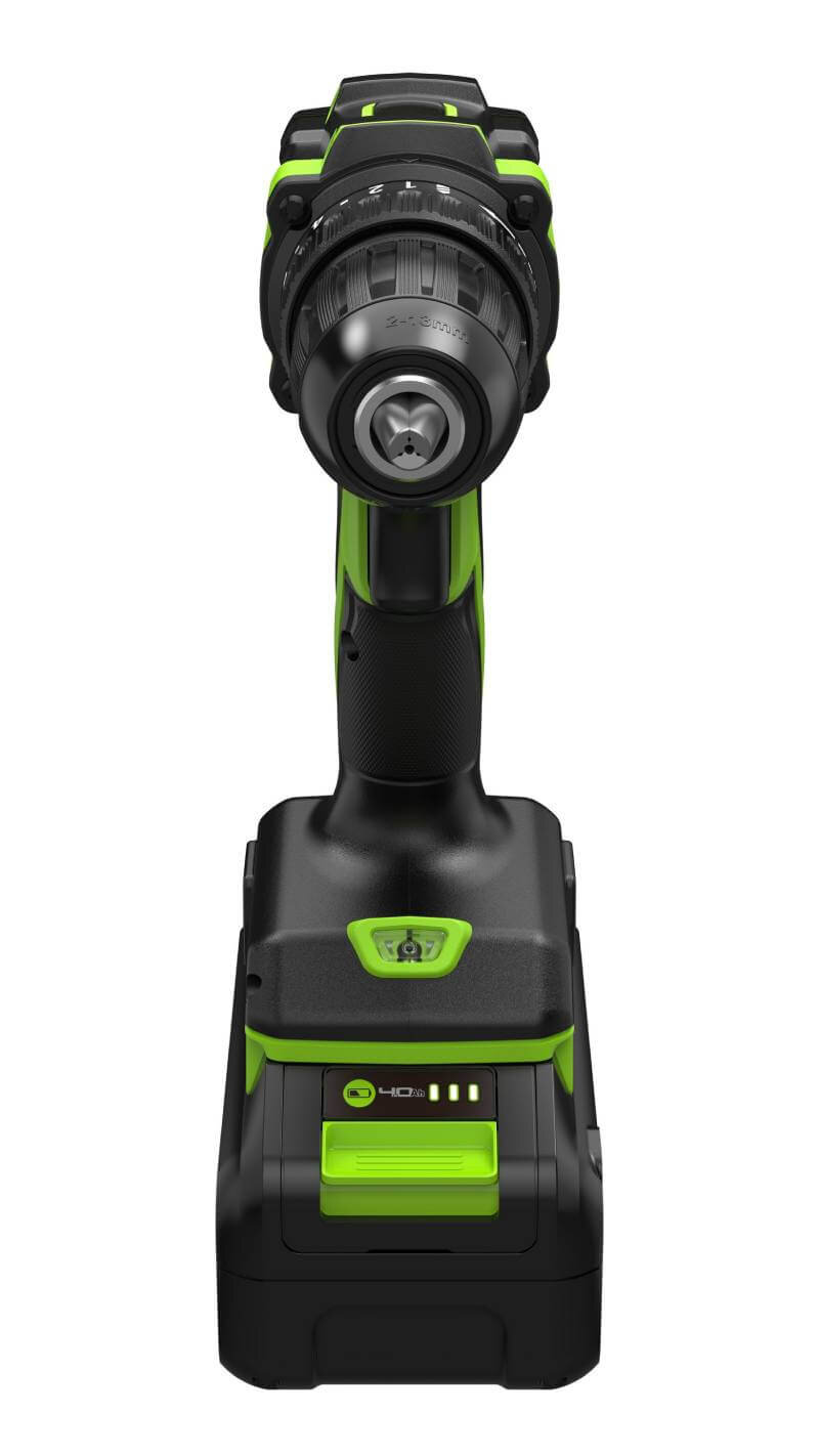 Дрель-шуруповерт Greenworks DD345 (3708307CUB) [24В, 1х4.0 Ач, бесщеточный, кейс]