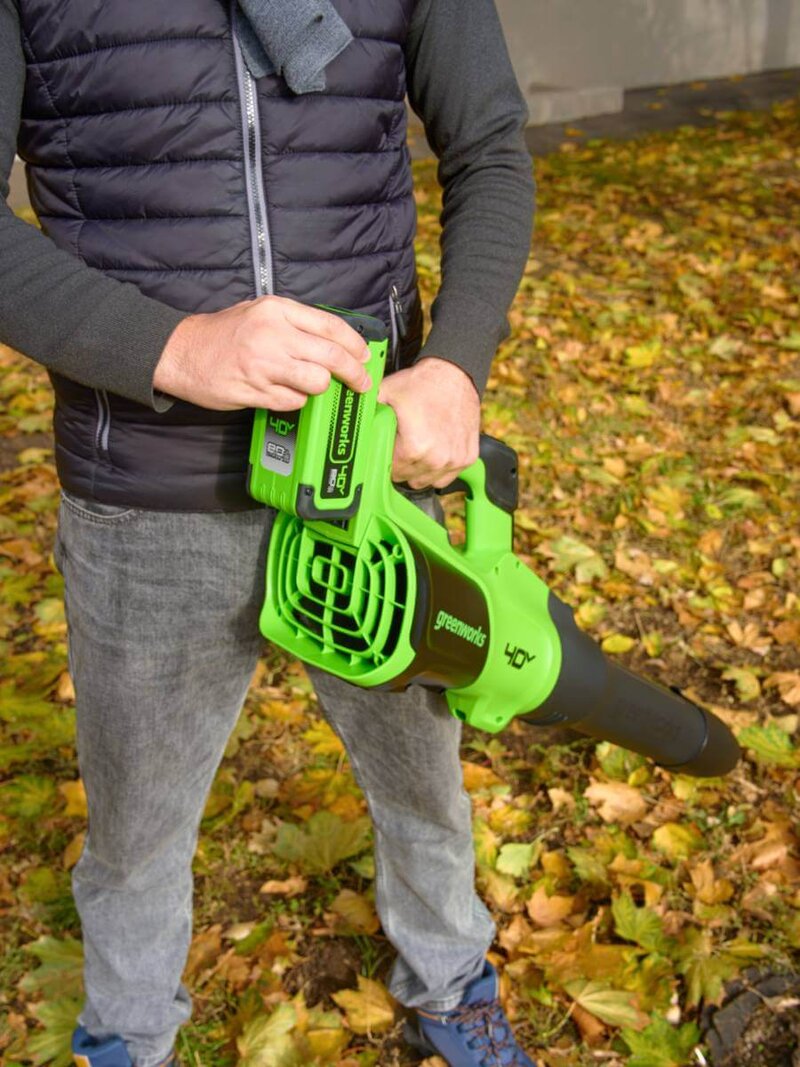 Воздуходувка аккумуляторная GREENWORKS GD40BG3 (2408207UH) [40В, 1х8.0 Ач, з/у]