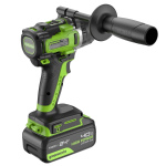 Дрель-шуруповерт ударный Greenworks GD24DD140 Anti-kickback (3707607CUB) [24В, 1х4.0 Ач, бесщеточный, кейс]