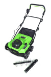 Аэратор-скарификатор аккумуляторный GREENWORKS GD40SC38II без АКБ и ЗУ (2517607)