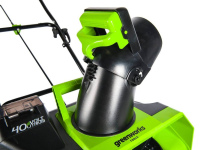 Снегоуборщик аккумуляторный GREENWORKS GD40SB (2600607)