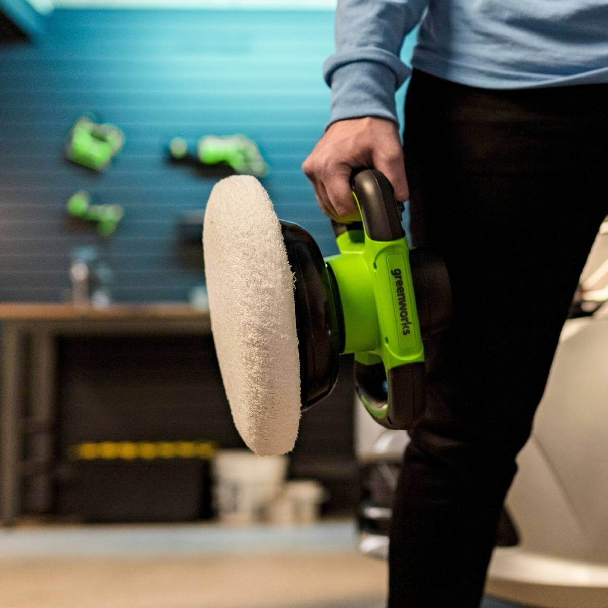 Шлифмашина полировальная аккумуляторная GREENWORKS G24BU10 без АКБ и ЗУ (3502107)
