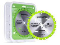 Диск пильный по дереву GREENWORKS 165х20х24T (2955707)