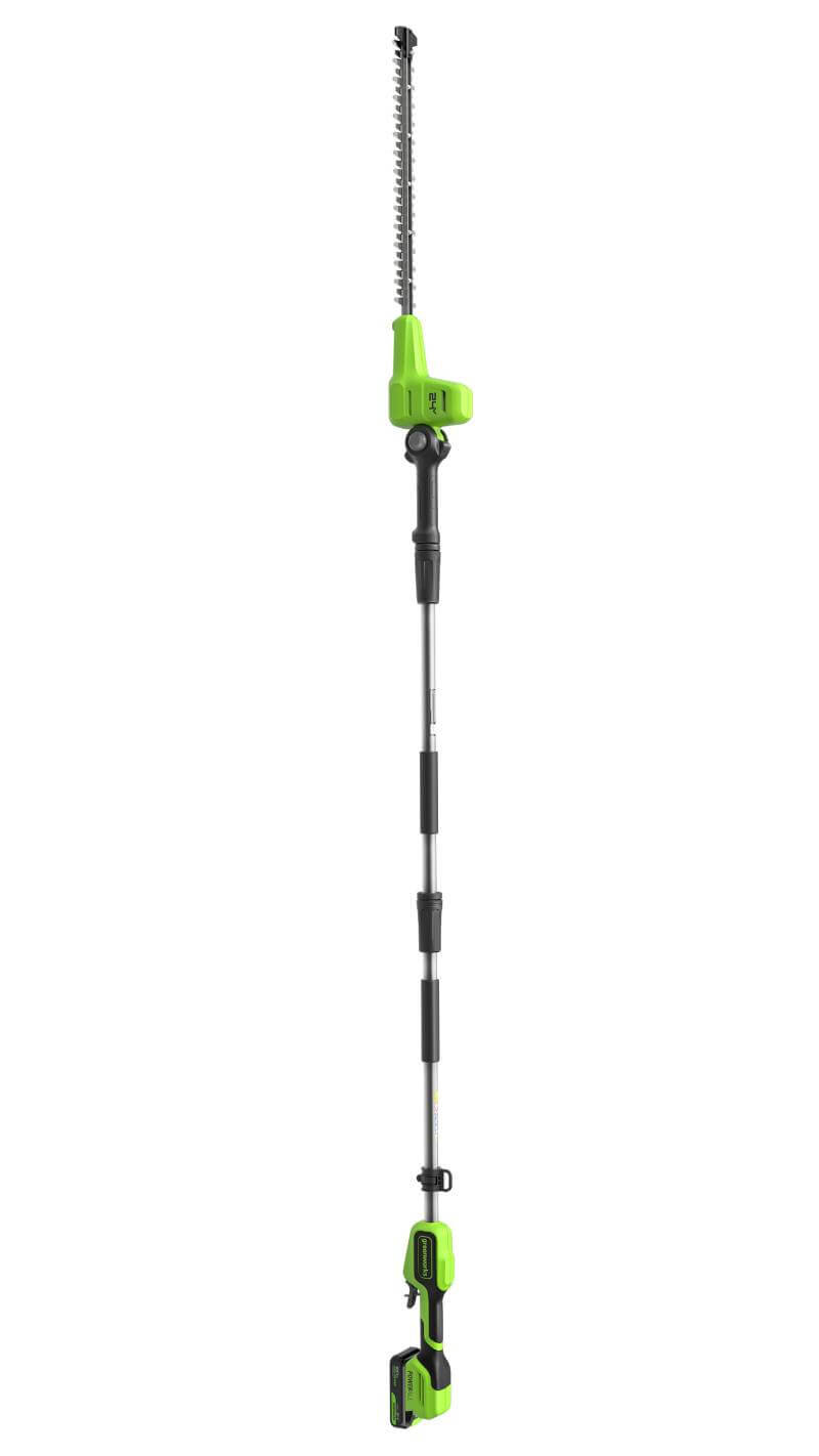 Кусторез садовый штанговый аккумуляторный GREENWORKS G24PH511 (2301907) [24В, без акб и з/у]
