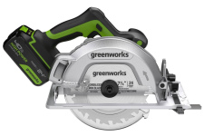 Пила дисковая аккумуляторная GREENWORKS GD24CS (1500907CUB)