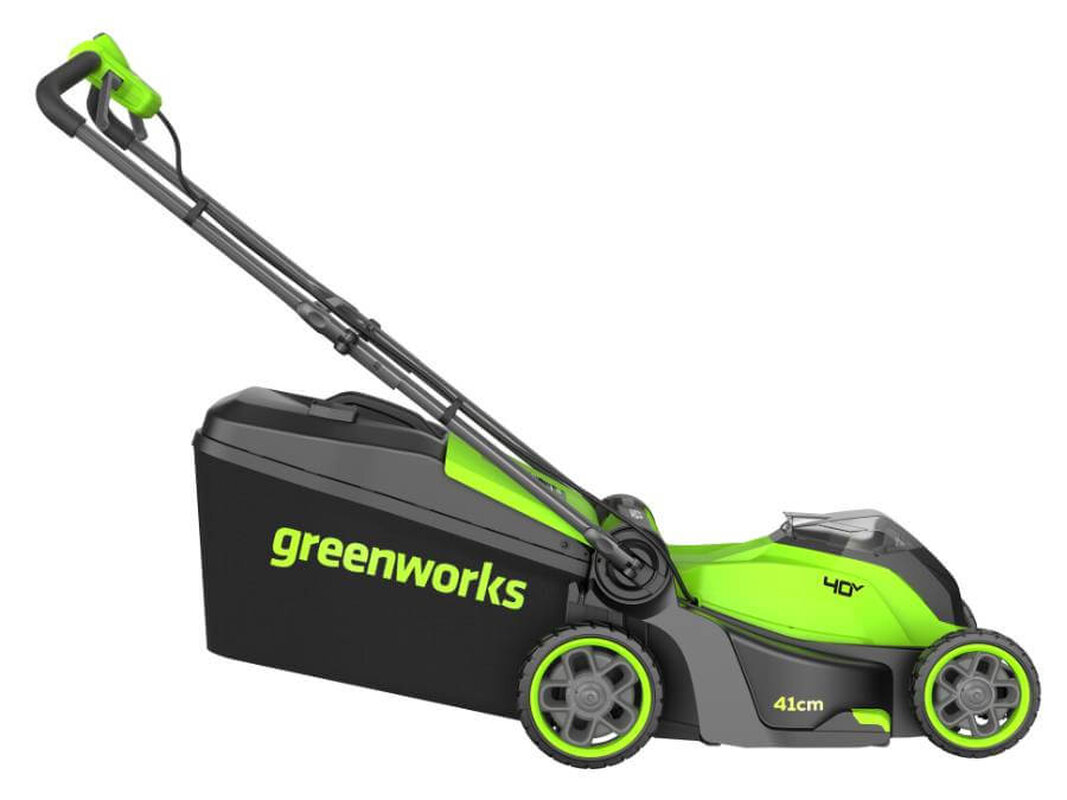 Газонокосилка аккумуляторная GREENWORKS GD40LM411 (2521007UB) [40В, 1х4.0 Ач, з/у]
