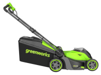 Газонокосилка аккумуляторная GREENWORKS GD40LM411 (2521007UB) [40В, 1х4.0 Ач, з/у]