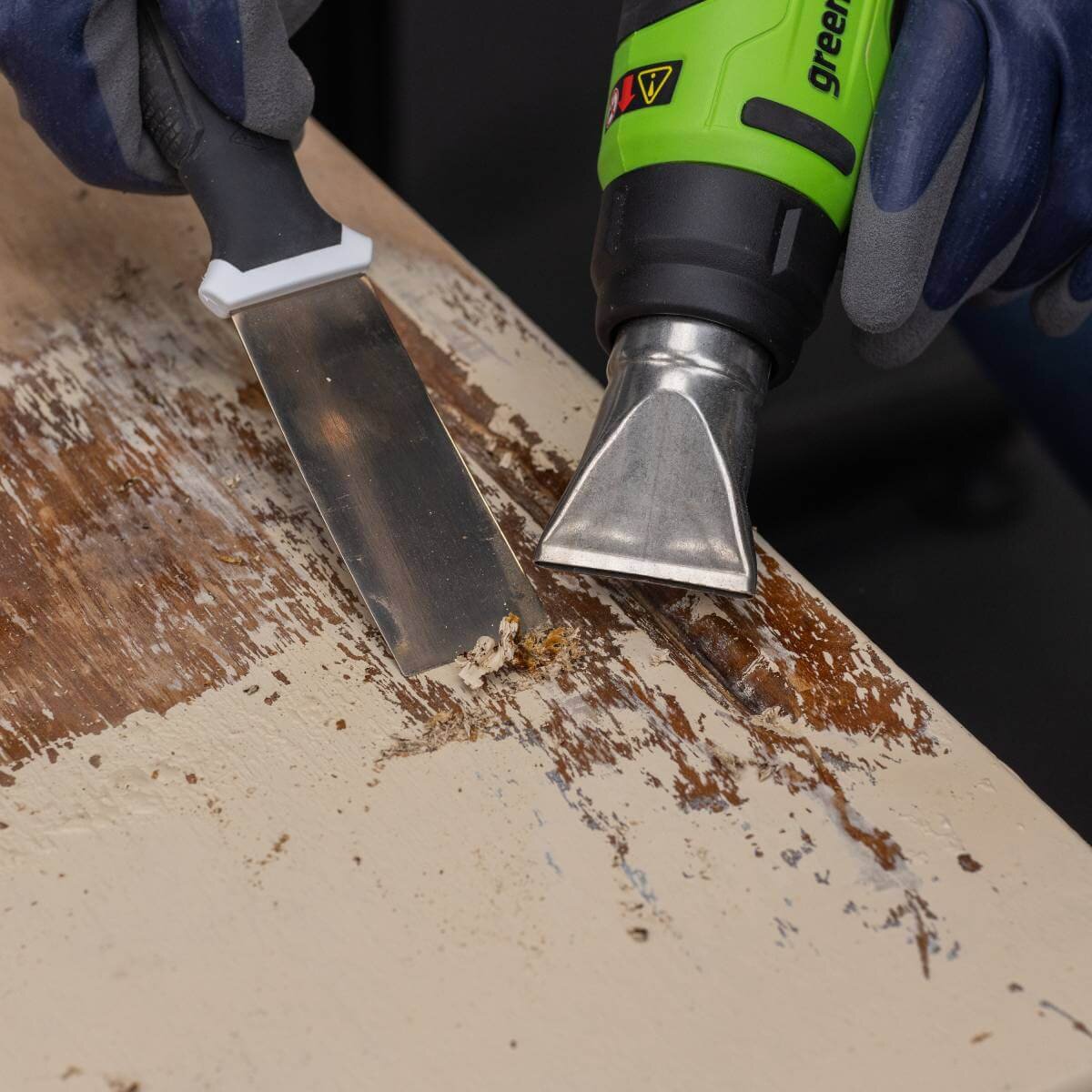 Фен строительный аккумуляторный (термофен) GREENWORKS G24HG (3400207CUB)