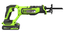 Пила сабельная аккумуляторная GREENWORKS GPT-BLRS-1 (1200607CUA)