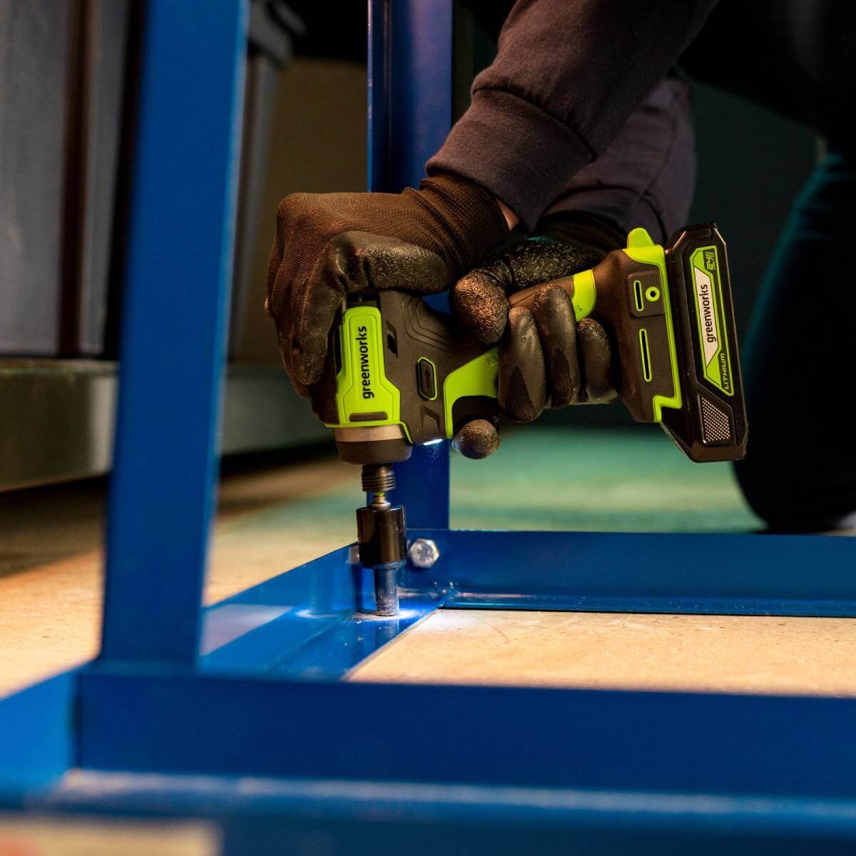 Винтоверт аккумуляторный ударный GREENWORKS ID3170 (3804907CUC)