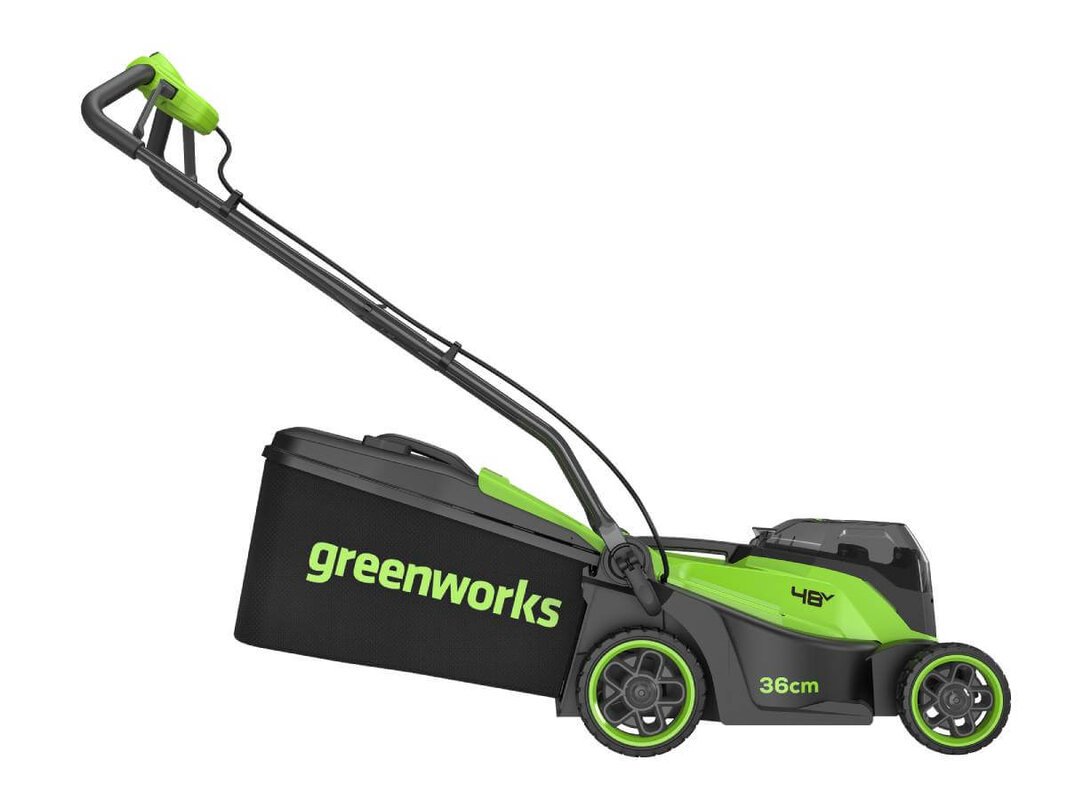 Газонокосилка аккумуляторная GREENWORKS GD24X2LM361 (2520707UD) [2х24В, 2х4.0 Ач, з/у]