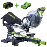 Пила торцовочная аккумуляторная GREENWORKS GD24MS216 (1501707UB)