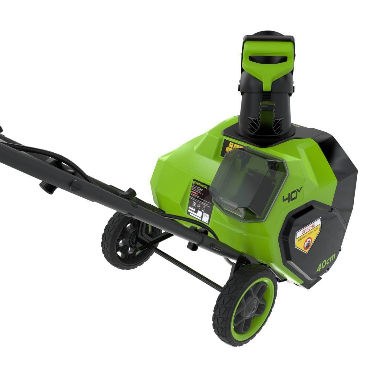 Снегоуборщик аккумуляторный GREENWORKS GD40ST40 без АКБ и ЗУ (2603607)