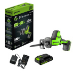 Пила сабельная аккумуляторная GREENWORKS GPT-CRS-25 (1200507CUA)