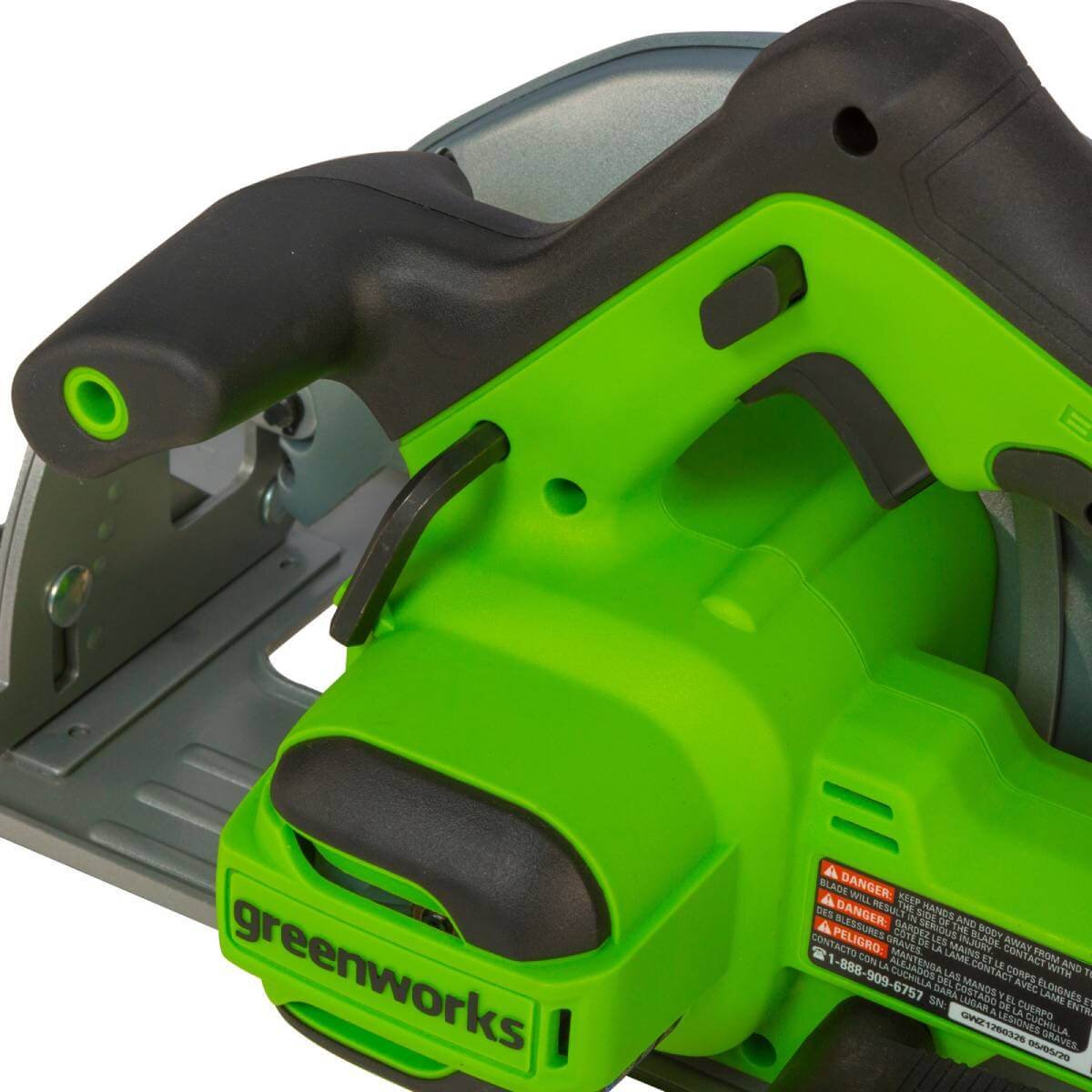 Пила дисковая аккумуляторная GREENWORKS GD24CS без АКБ и ЗУ (1500907)