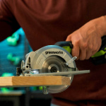 Пила дисковая аккумуляторная мини GREENWORKS G24MCS (1501207CUA)