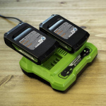 Зарядное устройство для аккумуляторов GREENWORKS G24X2UC2 для Li-ion 24V (2931907)
