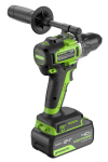 Дрель-шуруповерт Greenworks GD24DD90 (3707507CUB) [24В, 1х4.0 Ач, бесщеточный, кейс]