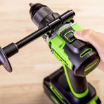 Дрель-шуруповерт Greenworks GD24DD90 (3707507CUD) [24В, 2х4.0 Ач, бесщеточный, кейс]