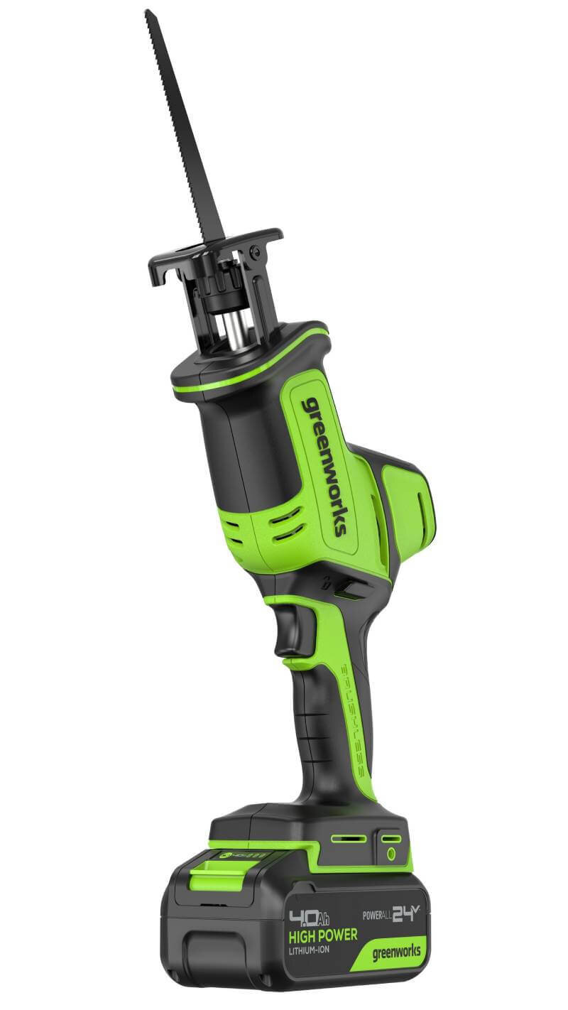 Пила сабельная аккумуляторная GREENWORKS GPT-CRS-25 (1200507CUB)