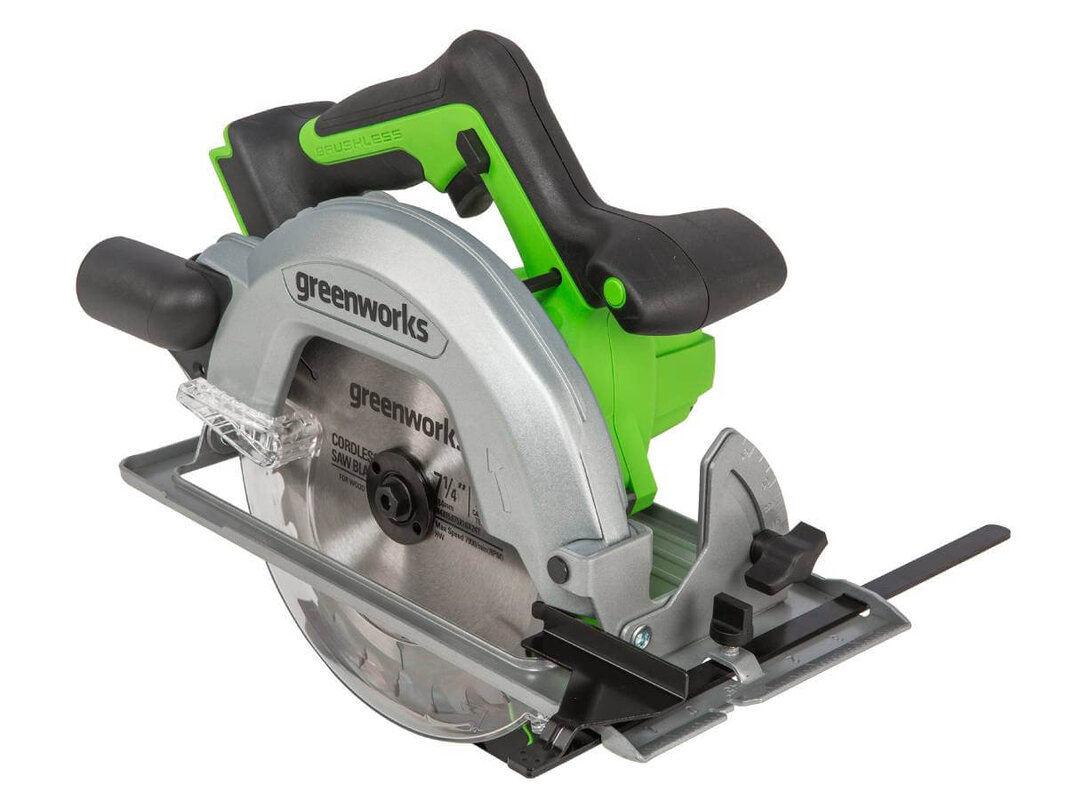 Пила дисковая аккумуляторная GREENWORKS GD24CS без АКБ и ЗУ (1500907)