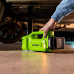 Домкрат аккумуляторный 3т GREENWORKS G24Jacks (3401407)