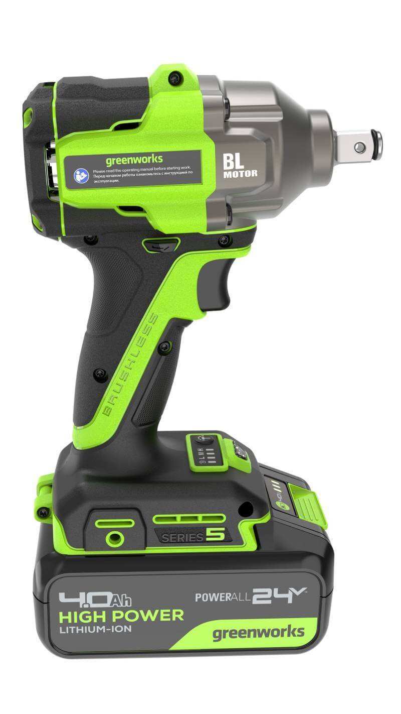 Гайковерт аккумуляторный ударный GREENWORKS IW5500 (3805007CUB)