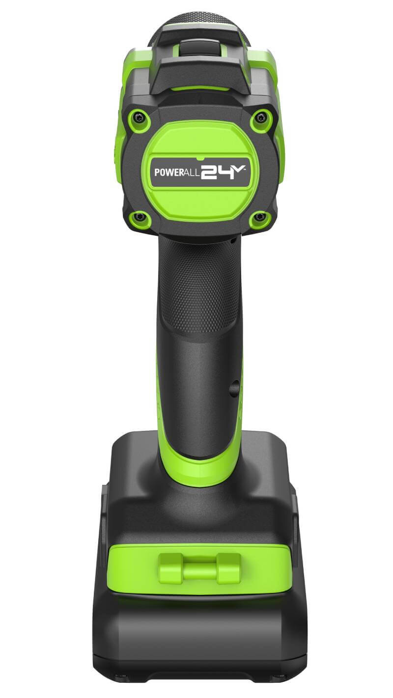 Дрель-шуруповерт Greenworks DD560 Anti-kickback (3708407CUA) [24В, 1х2.0 Ач, бесщеточный, кейс]