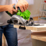 Пила дисковая аккумуляторная GREENWORKS GD24CS165 (1501607CUG)