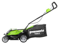 Газонокосилка аккумуляторная GREENWORKS G40LM35K2 (2501907UA)