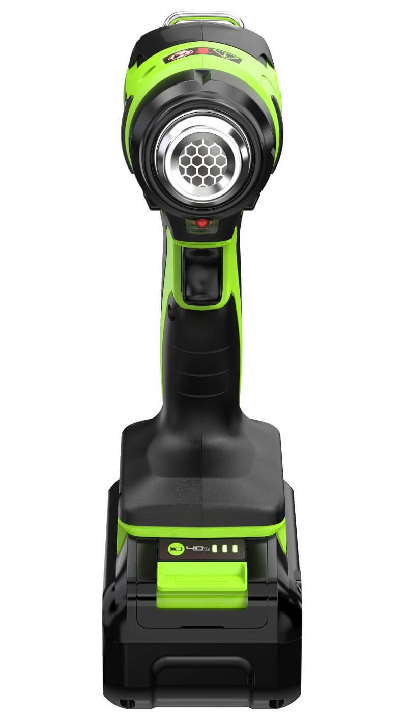 Фен строительный аккумуляторный (термофен) GREENWORKS G24HG (3400207CUB)