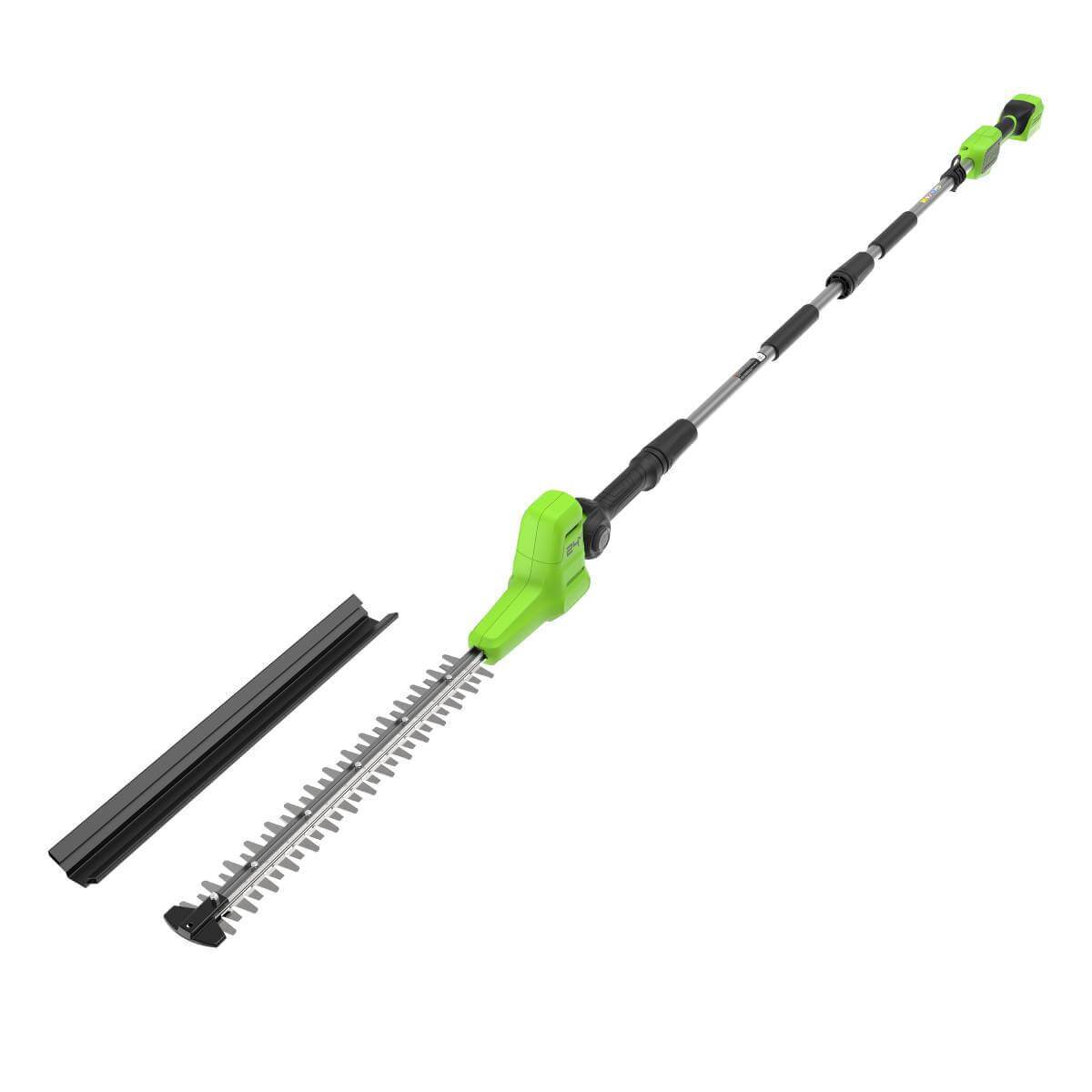 Кусторез садовый штанговый аккумуляторный GREENWORKS G24PH511 (2301907) [24В, без акб и з/у]