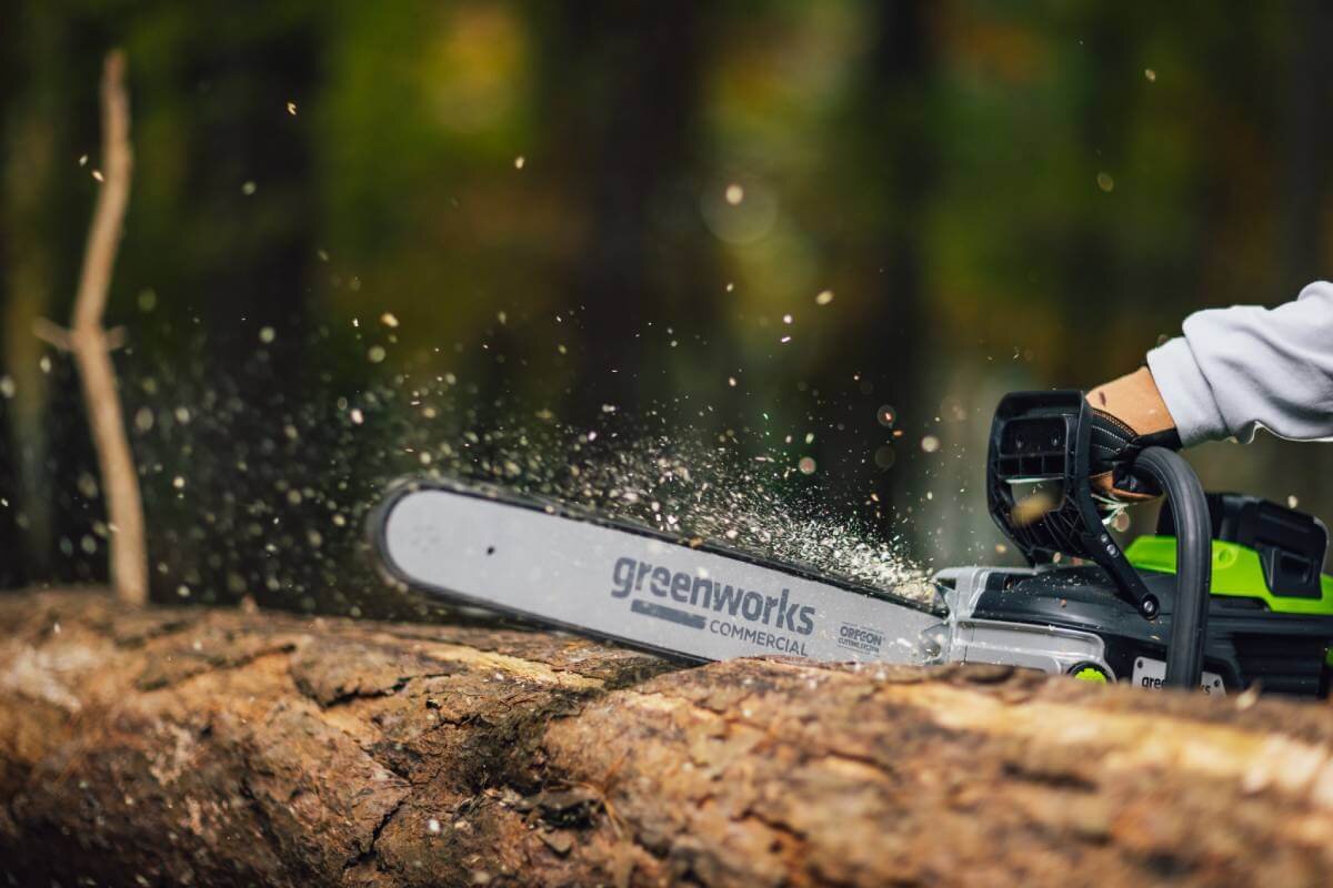 Пила цепная аккумуляторная GREENWORKS OCS800 (2009707) [82В, без акб и з/у]