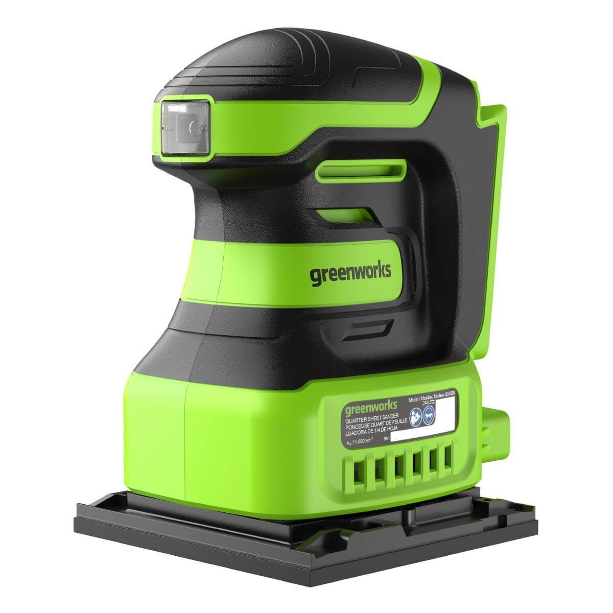 Шлифмашина эксцентриковая (орбитальная) аккумуляторная GREENWORKS G24SS14 без АКБ и ЗУ (3100507)