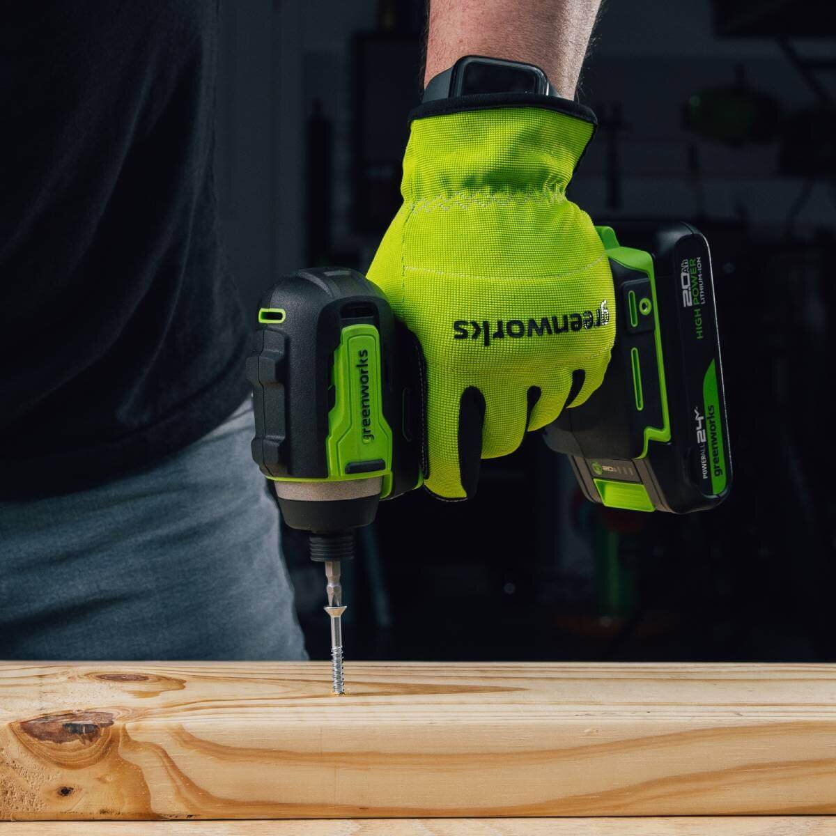 Винтоверт аккумуляторный ударный GREENWORKS ID3170 (3804907CUA)