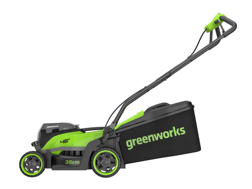 Газонокосилка аккумуляторная GREENWORKS GD24X2LM361 (2520707) [2х24В, без акб и з/у]