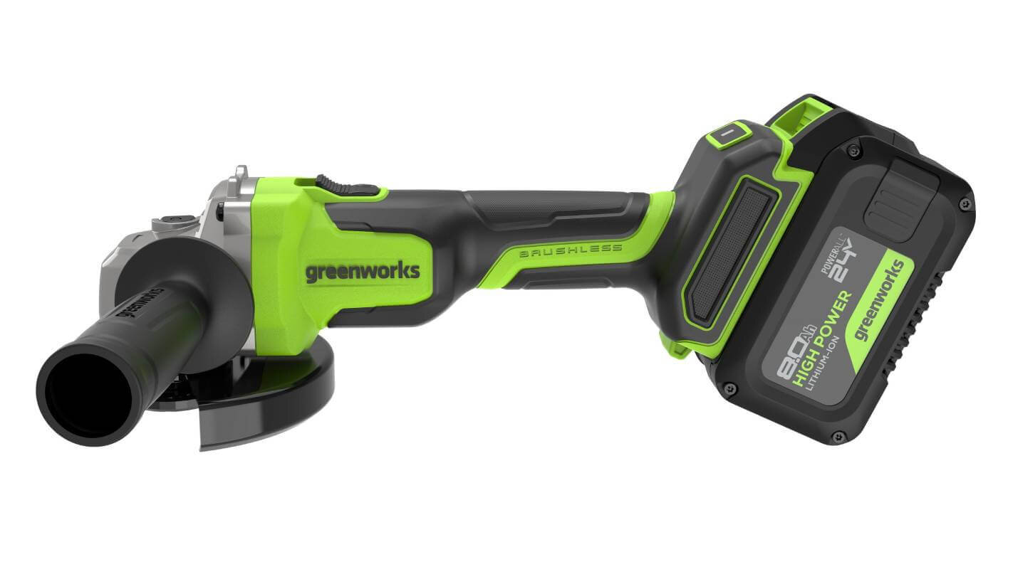 Шлифмашина угловая аккумуляторная GREENWORKS AG590 (3201007CUH)