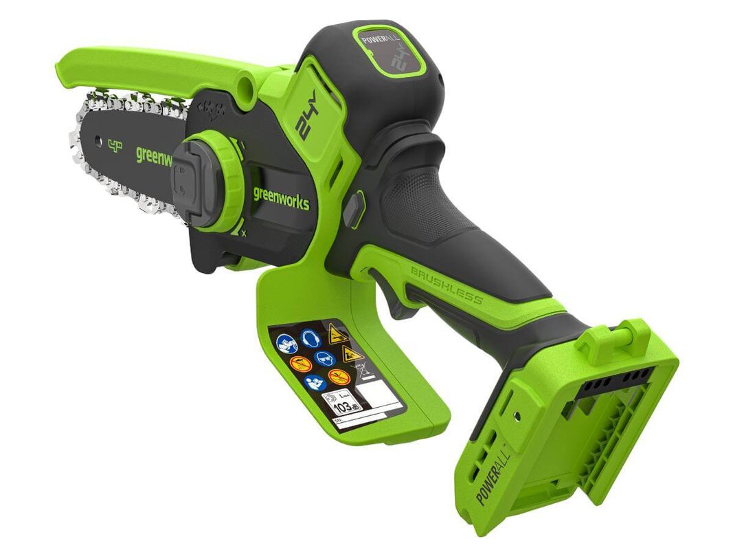 Пила садовая аккумуляторная GREENWORKS CS2410A (CS2410AUB) [24В, 1х4.0 Ач, з/у]