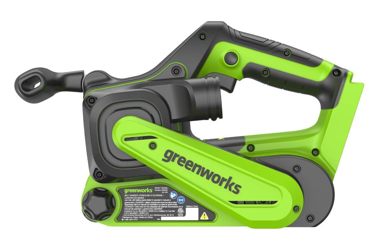 Шлифмашина ленточная аккумуляторная GREENWORKS G24BS без АКБ и ЗУ (3100607)