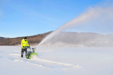 Снегоуборщик аккумуляторный самоходный GREENWORKS GD82ST56 (2602807)