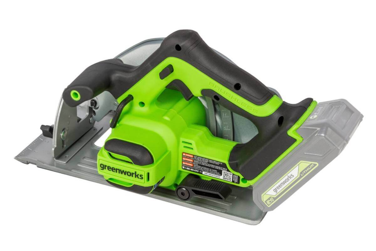 Пила дисковая аккумуляторная GREENWORKS GD24CS без АКБ и ЗУ (1500907)