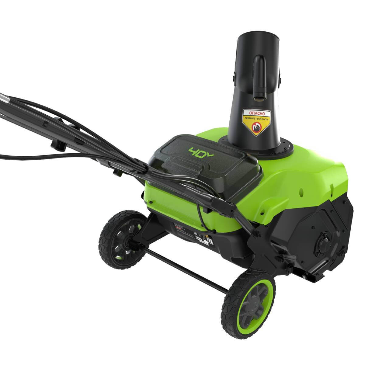 Снегоуборщик аккумуляторный GREENWORKS GD40STX2 (2603407UH)