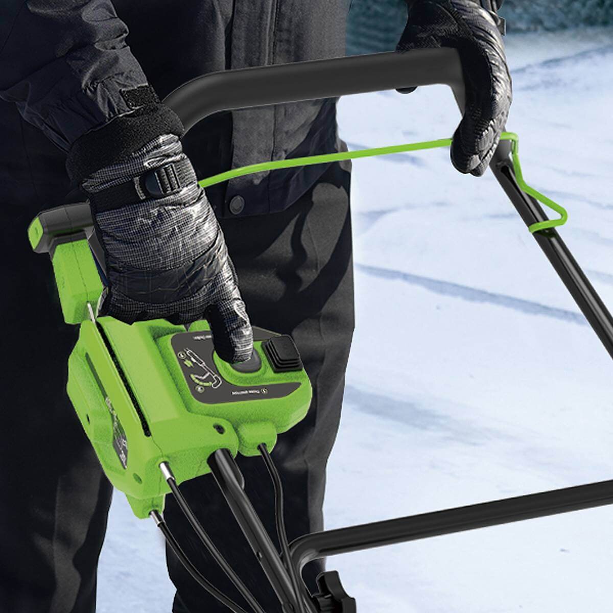 Снегоуборщик аккумуляторный GREENWORKS GD40STX2 (2603407UB)