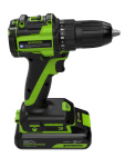 Дрель-шуруповерт Greenworks DD345 (3708307CUA) [24В, 1х2.0 Ач, бесщеточный, кейс]