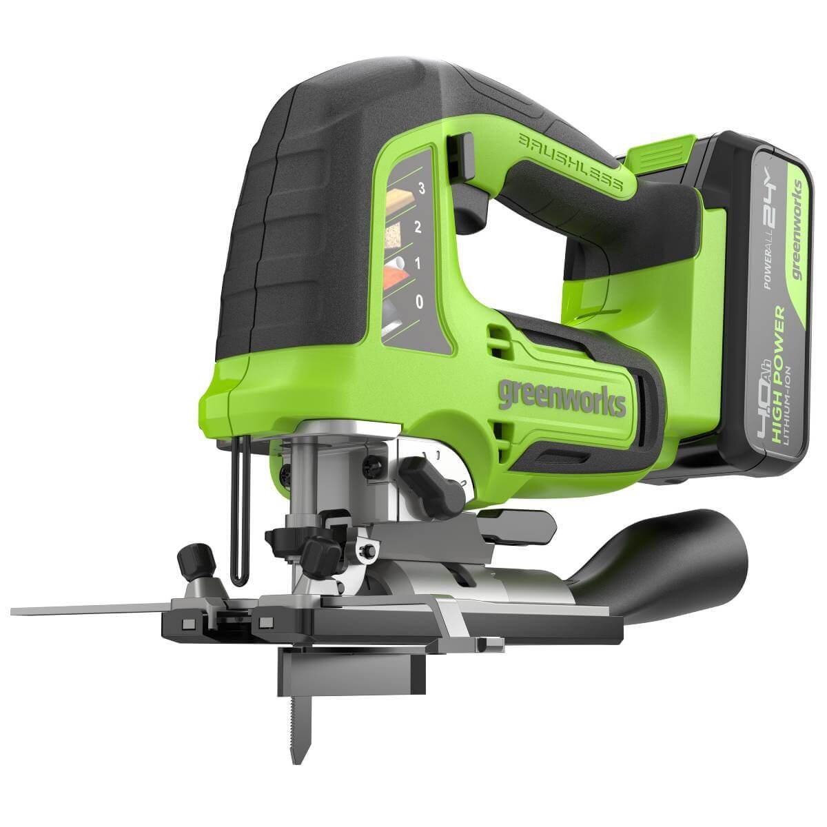 Лобзик аккумуляторный GREENWORKS GD24JS120 (3601407CUB)