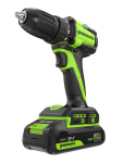 Дрель-шуруповерт Greenworks DD345 (3708307CUA) [24В, 1х2.0 Ач, бесщеточный, кейс]