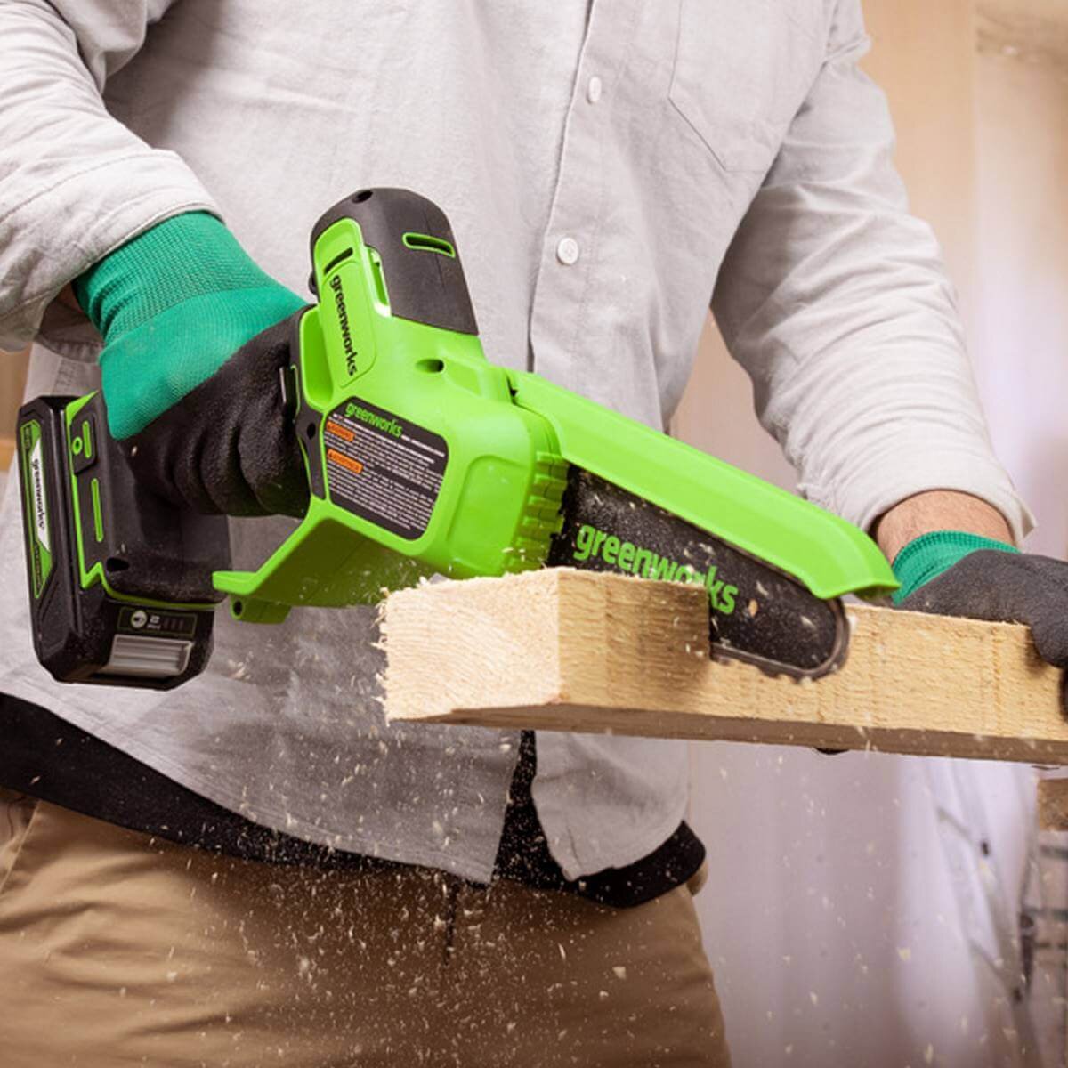 Пила садовая аккумуляторная GREENWORKS GD24CSMNX (2008707UB) [24В, 1х4.0 Ач, з/у]