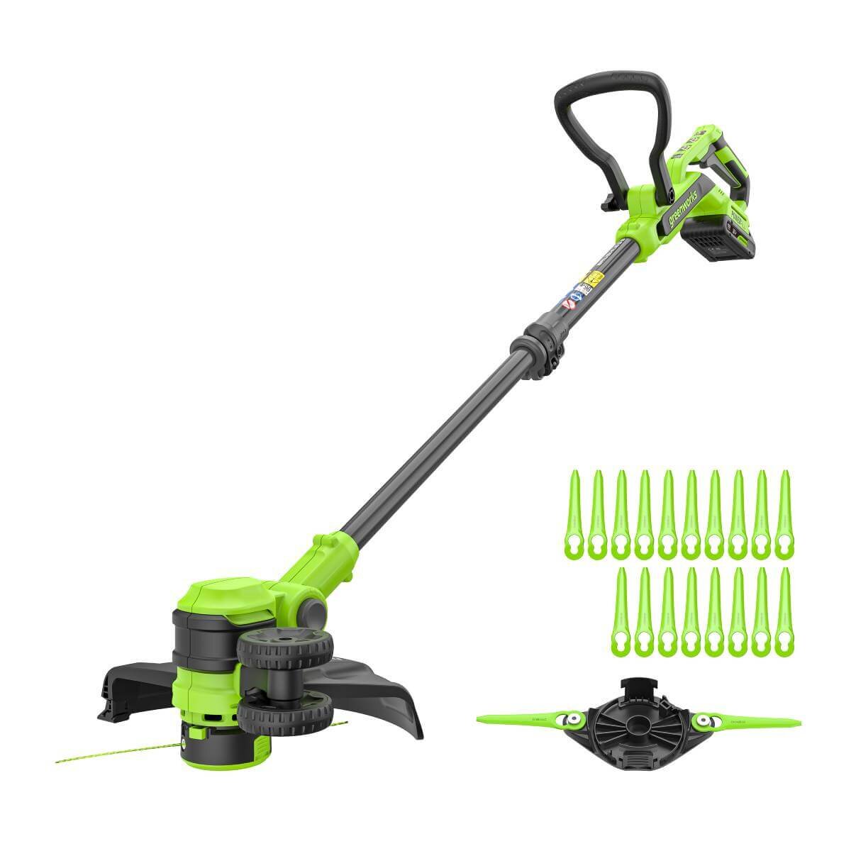 Триммер аккумуляторный GREENWORKS ST3002 (ST3002UA) [24В, 1х2.0 Ач, з/у]