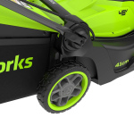 Газонокосилка аккумуляторная GREENWORKS G24X2LM411 (2520907UD) [2х24В, 2х4.0 Ач, з/у]