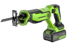 Пила сабельная аккумуляторная GREENWORKS GPT-BLRS-1 (1200607CUB)